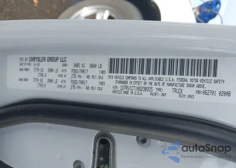 2010 Dodge Ram 1500 St из США, поврежденный, VIN 1D7RV1CT1AS238925